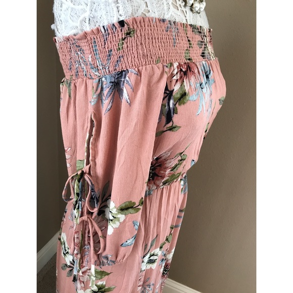 Off the shoulder floral long maxi dress - Picture 6 of 7